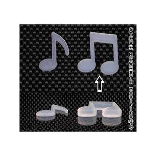 SH Silicone Music Note Double
