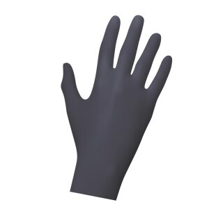 Unigloves® Select Black 300 Long Version Latex Gloves powder-free, 100 per box