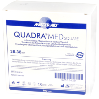 Quadra med non-woven plaster, non-water-repellent - (as long as stocked)