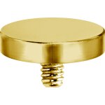 Golden Titan Disc 0.8 mm for 1.2 mm internal jewellery