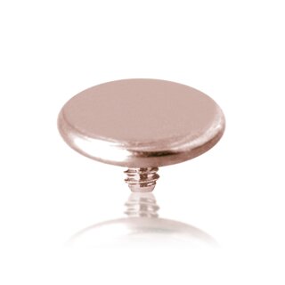 Rosegold Titan Disc 1.2 mm for 1.6 mm internal jewellery - (as long as stocked)