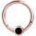 Steel Rosegold 1.2x09 mm jew. Disc Hinged Segment Ring (TFJHRG) - (as long as stocked)