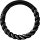 Hinged Ring 1.2 mm Twisted wire, PVD Black Steel - (as long as stocked)