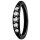 Jew. Hinged Ring 1.2mm mit Premium Zirconia - HSJG01BK - PVD Black Stahl