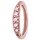 Jew. Hinged Ring 1.2mm mit Premium Zirconia  - HSJG01RG - PVD Rosegold Stahl - (nur solange der Vorrat reicht)
