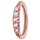 Jew. Hinged Ring 1.2mm mit Premium Zirconia  - HSJG01RG - PVD Rosegold Stahl