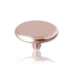 Rose gold titanium mini disc 0.8 mm for 1.2 mm internal...