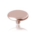 Rosegold Titan Disc 0.8 mm for 1.2 mm internal jewellery
