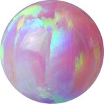Synthetic Opal Clip in ball - (as long as stocked)