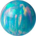 Synthetik Opal Clip in Kugel