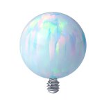 Synthetic Opal Ball Titan 1.2 mm for internal (for 1.6mm Labret/Barbell/DA)