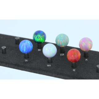 Synthetic Opal Ball 0.8 mm für Internal (für 1.2 mm Labret/Barbell/Mini-DA)
