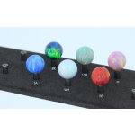 Synthetic Opal Ball 0.8 mm for internal (for 1.2 mm...