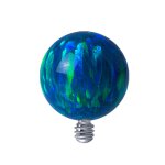 Synthetic Opal Ball 0.8 mm für Internal (für 1.2 mm Labret/Barbell/Mini-DA)