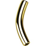 24K gold PVD titanium internal banana stem (1.2 mm outer...