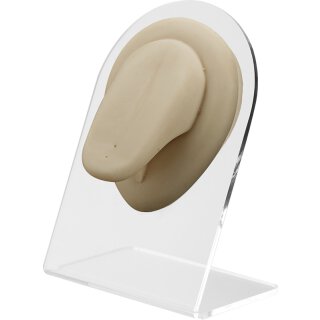 Tätowierbare Körperteil Display auf Acrylständer 10x12,5 cm, Zunge - (nur solange der Vorrat reicht)