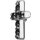 Int. Stahl Aufsatz 06 Kreuz -  für 1.2mm (0.8mm ID) Barbell/Labret/Mini-DA mit Premium Zirconia - handpoliert