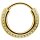 Gold PVD Triple Slanted Hinged Ring 1.2mm mit Cubic Zirconia - (nur solange der Vorrat reicht)