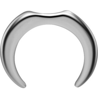 Steel Septum Pincher crescent-shaped (flat top) - (as long as stocked)