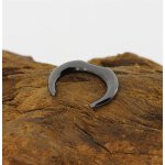 Steel Septum Pincher crescent-shaped (flat top) - (as long as stocked)