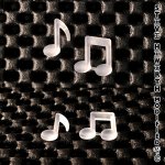 SH Mini Silicone Music Note Single 12.7 x 2.54 mm...
