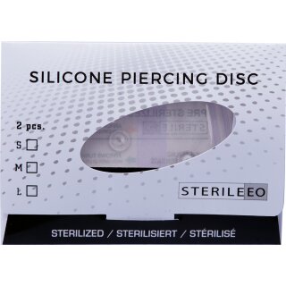 Sterile Medical Silicone Piercing Discs 2 pieces