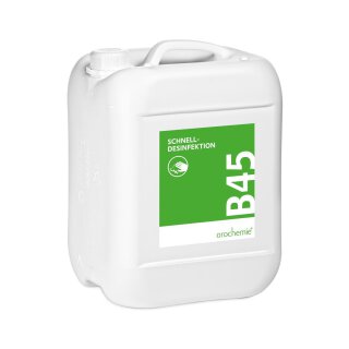 B45 Fast disinfectant (alcoholic) - for sensitive surfaces, 10l ready to use