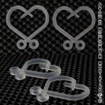 SH Silicone Suspension Hook Heart