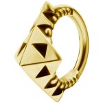 Tribal 1.2mm Clicker, PVD Gold Steel - (as long as stocked)