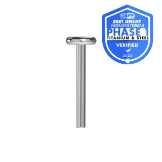 FleXternal Titan Labret 3 mm Platte, 1.2 mm Stärke (für 0.8 mm, 0.9 mm Innengewinde und gewindelos) (Made in Germany) - (nur solange der Vorrat reicht)