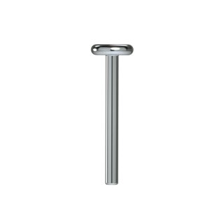 fleXternal titanium labret stud 1.2x09 mm, with 03 mm plate (for M0.8 mm, US0.9 mm internal thread and also push-pin (TL)) (Made in Germany) - (as long as stocked)