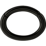 Black PVD Stahl Rook Oval Hinged Clicker 1.2mm - OHC01BK - rundes Profil - (nur solange der Vorrat reicht)
