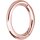 Rosegold PVD Stahl Rook Oval Hinged Clicker 1.2mm - OHC01RG - rundes Profil - (nur solange der Vorrat reicht)