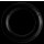 Hinged Black Titanium Ring 1.6x06mm (Segment Optics) - handpolished