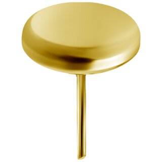 18K Gold Attachm. Disc for 0.5mm TL