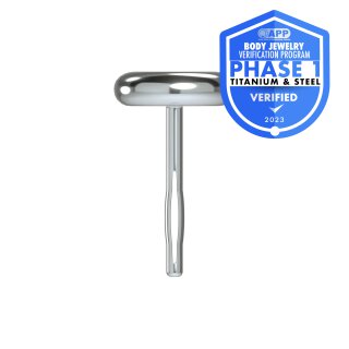 FleXternal titanium disc - for push-pin, no need to bend the pin! (Made in Germany)