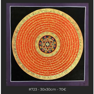 Mantra Mandala, 30x30cm