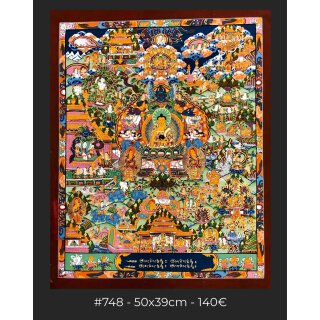 Buddha Life story, 50x39cm