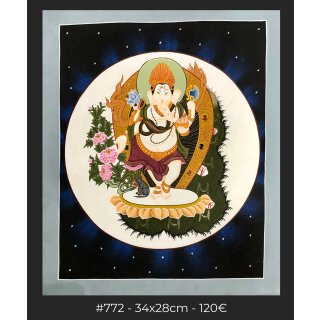 Figure Ganesh, 34x28cm