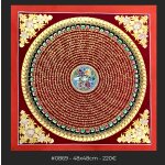 Mantra Mandala, 48x48cm