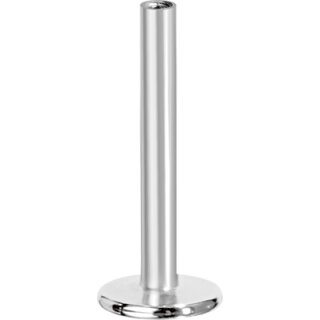 Int.Titan Labret Stud with 04mm plate, 1.6 mm outer diameter (with 1.2 mm inner thread)
