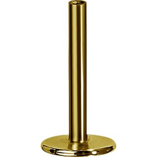 Int.Titan Labret Gold 1.6mm/ 04mm Platte (mit 1.2 mm Innengewinde) (PVD)