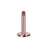 Labret 1.6 mm Stud Rosegold Steel - (as long as stocked)