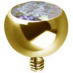 Internal Jew. Gold PVD Titan Ball 1.2mm with Premium...