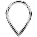 Nickelfrei Hinged V-f&ouml;rmiger Clicker-Ring, 1.2mm