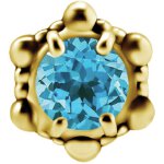 18K Gold Internal Attachm. #31 TO with a genuine blue...