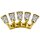 18K Gold Internal Attachm. #79 w Tapper Baguette Premium Zirconia for 1.2 mm Internal Jewellery - (as long as stocked)