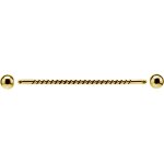 Gold External #05 Twisted Rope 1.6mm Stahl Industrial...