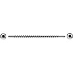 External #05 Twisted Rope 1.6mm Steel Industrial Barbell...
