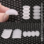 SH Silicon Bead Pearls lengthwise placement - Oval - 4
